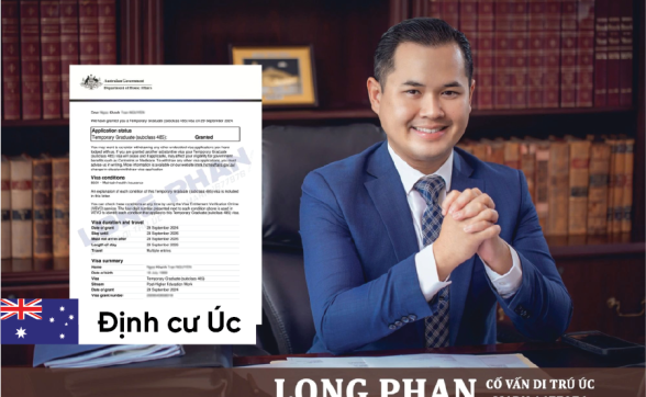 CHÚC MỪNG GIA ĐÌNH KHÁCH HÀNG CHỊ NGỌC ĐƯỢC CẤP VISA TẠM TRÚ 188A