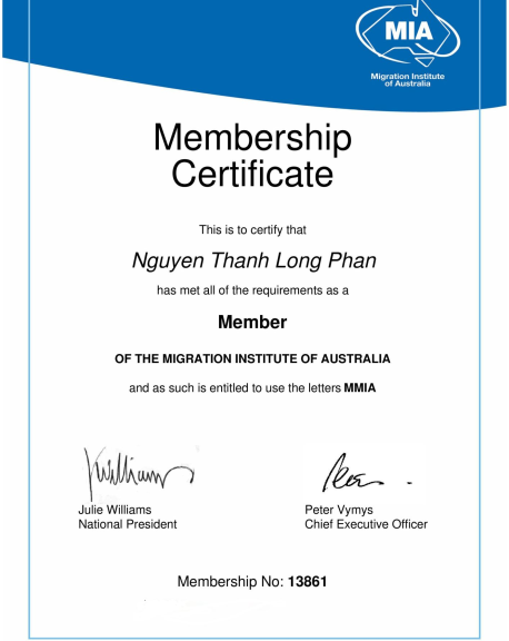 Membership Certificate