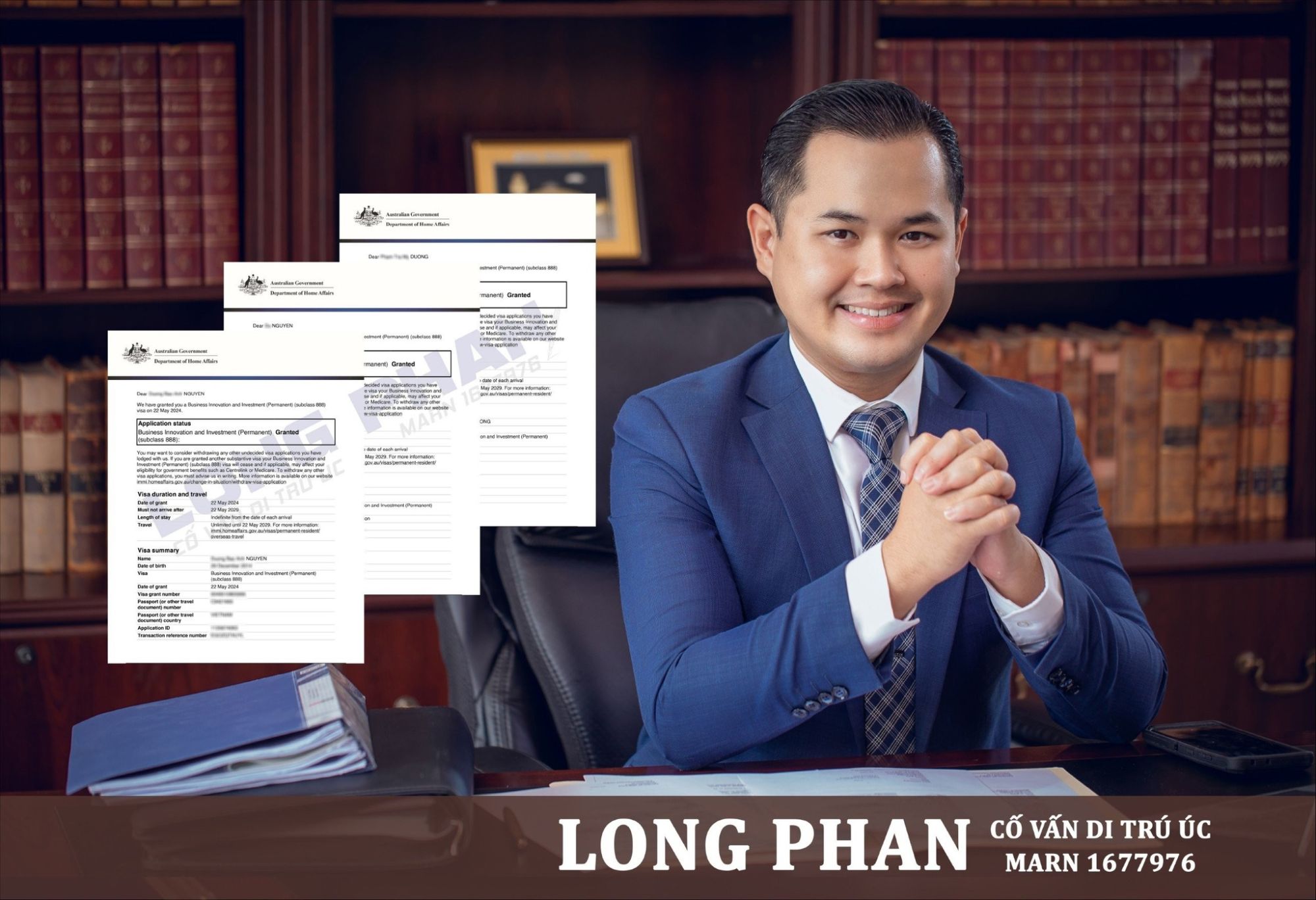 CHÚC MỪNG GIA ĐÌNH ANH NGUYÊN ĐÃ ĐƯỢC CẤP VISA THƯỜNG TRÚ 888A