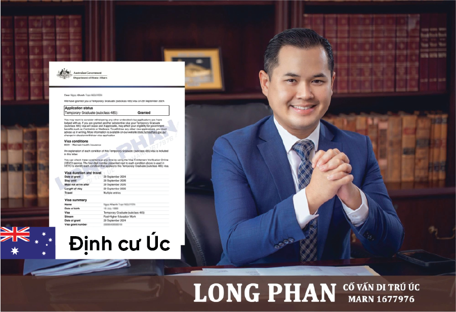 CHÚC MỪNG GIA ĐÌNH KHÁCH HÀNG CHỊ NGỌC ĐƯỢC CẤP VISA TẠM TRÚ 188A