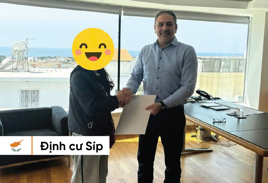 CHÚC MỪNG CHỊ N ĐÃ MUA THÀNH CÔNG DỰ ÁN BẤT ĐỘNG SẢN - SỞ HỮU THẺ THƯỜNG TRÚ NHÂN CHO CẢ GIA ĐÌNH TẠI CỘNG HOÀ SÍP