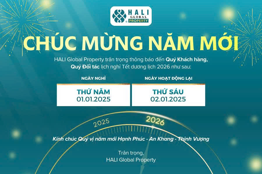 HALI GLOBAL PROPERTY- CHÚC MỪNG NĂM MỚI 2026